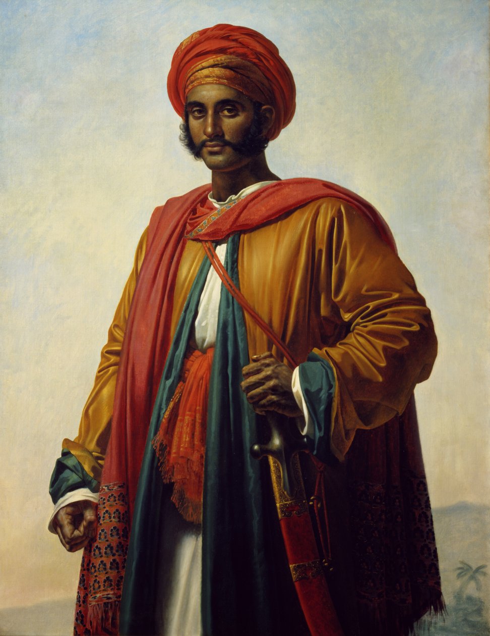 Retrato de un Indio de Anne Louis Girodet de Roucy Trioson