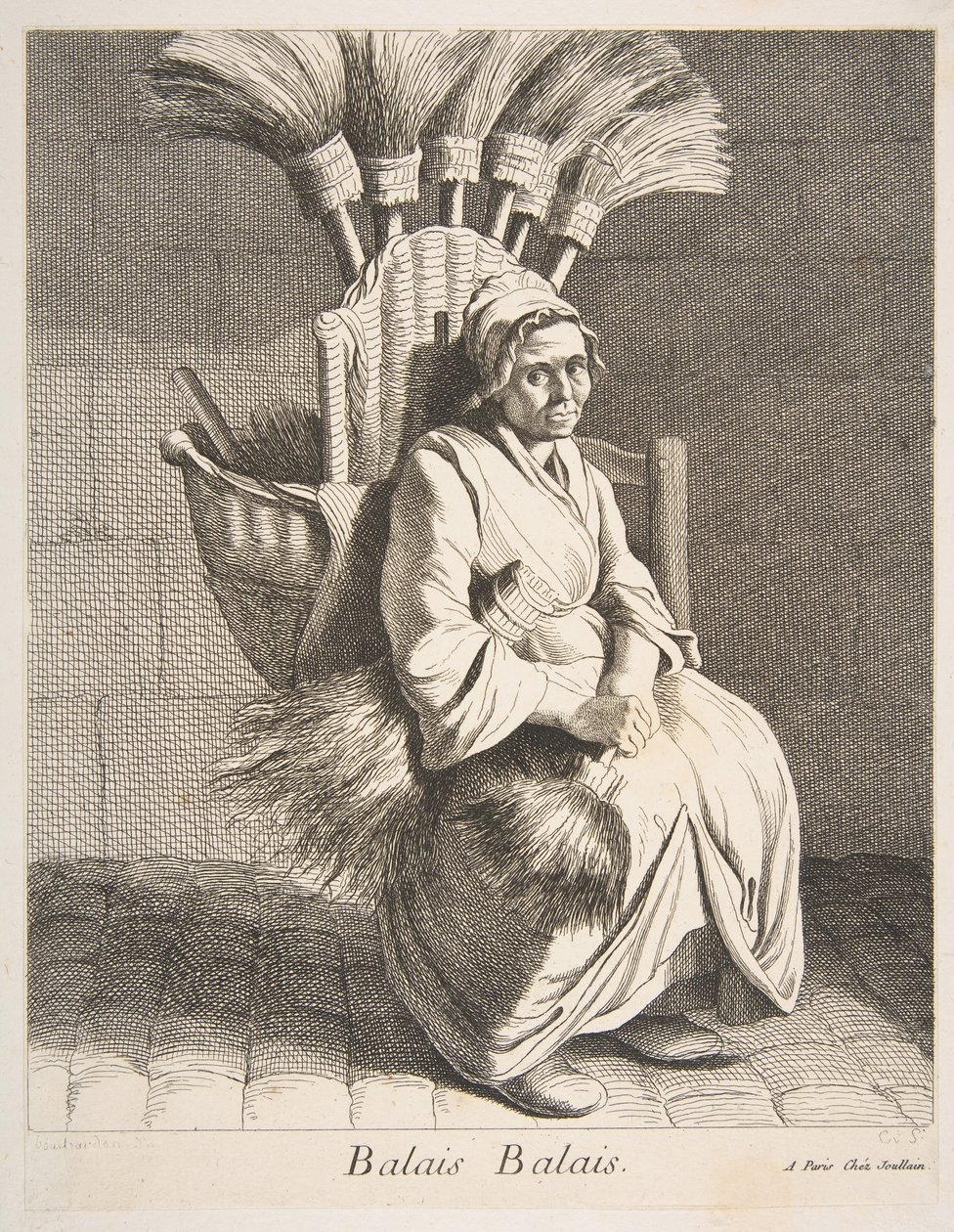 Vendedor de escobas de Anne Claude Philippe de Caylus