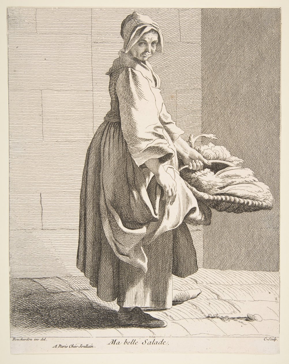Vendedor de Lechugas de Anne Claude Philippe de Caylus