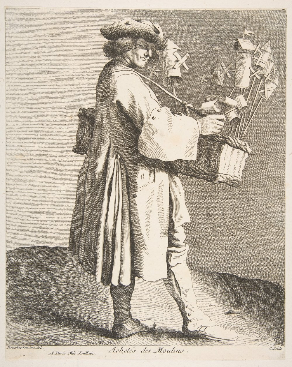 Vendedor de molinillos de Anne Claude Philippe de Caylus