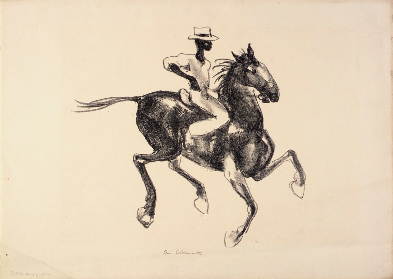 Caballo y jinete de Anne Goldthwaite