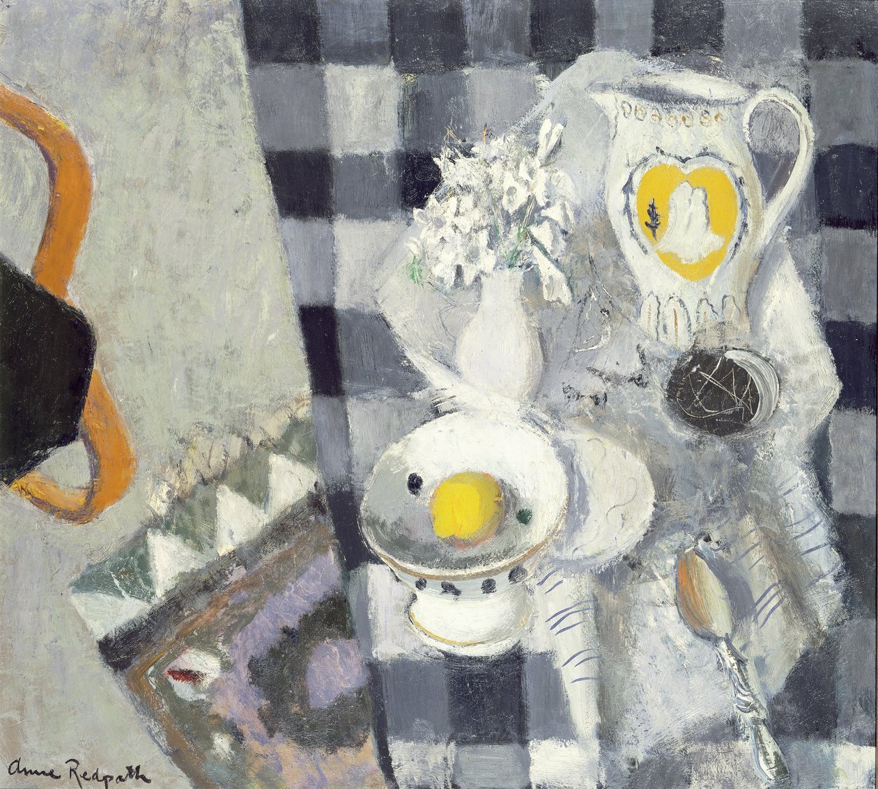 Cheques en blanco y negro de Anne Redpath