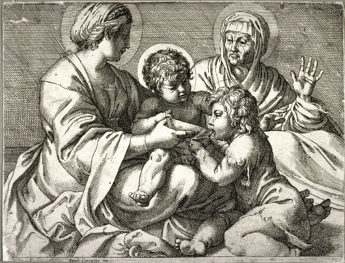 Madonna della scodella de Annibale Carracci