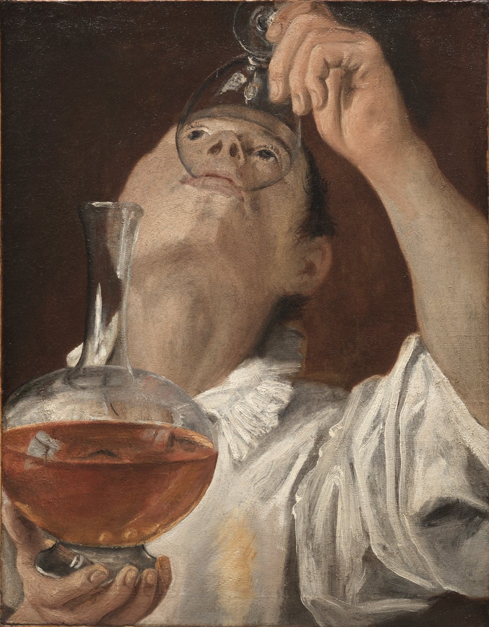 Boy Drinking de Annibale Carracci