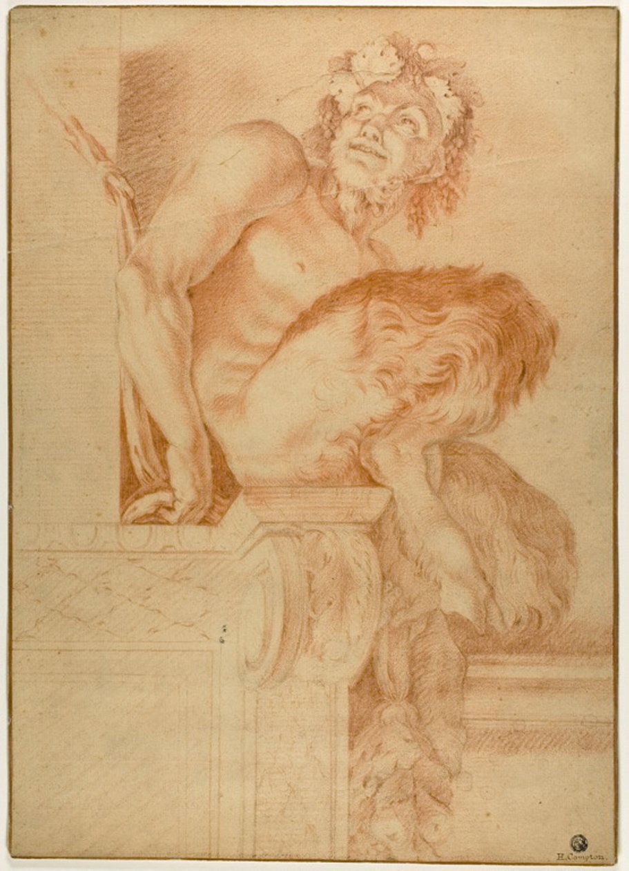 Sátiro sentado de Annibale Carracci