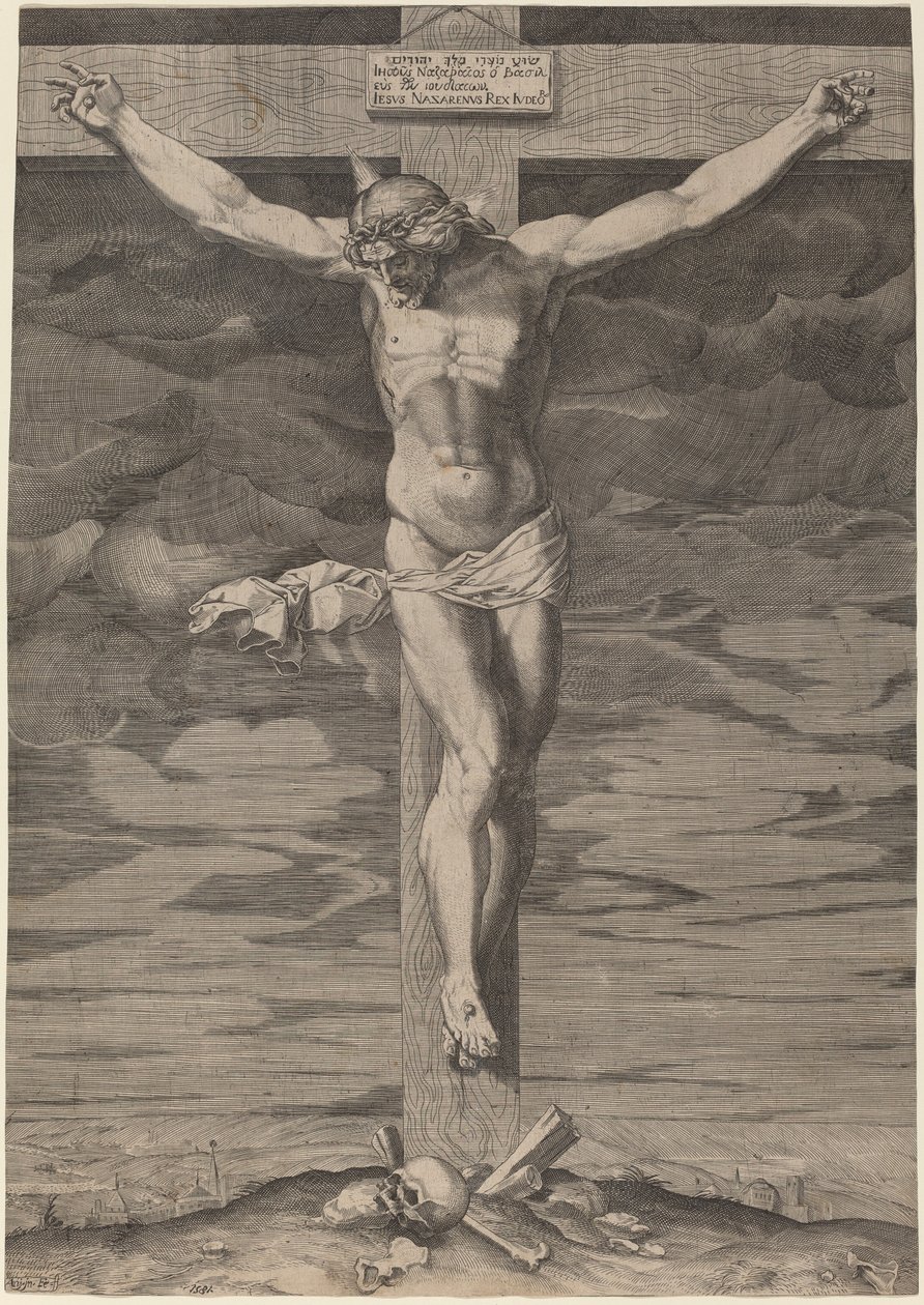 La crucifixión de Annibale Carracci