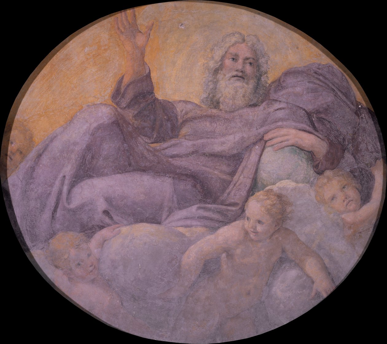El Padre eterno, 1604-1607 de Annibale Carracci