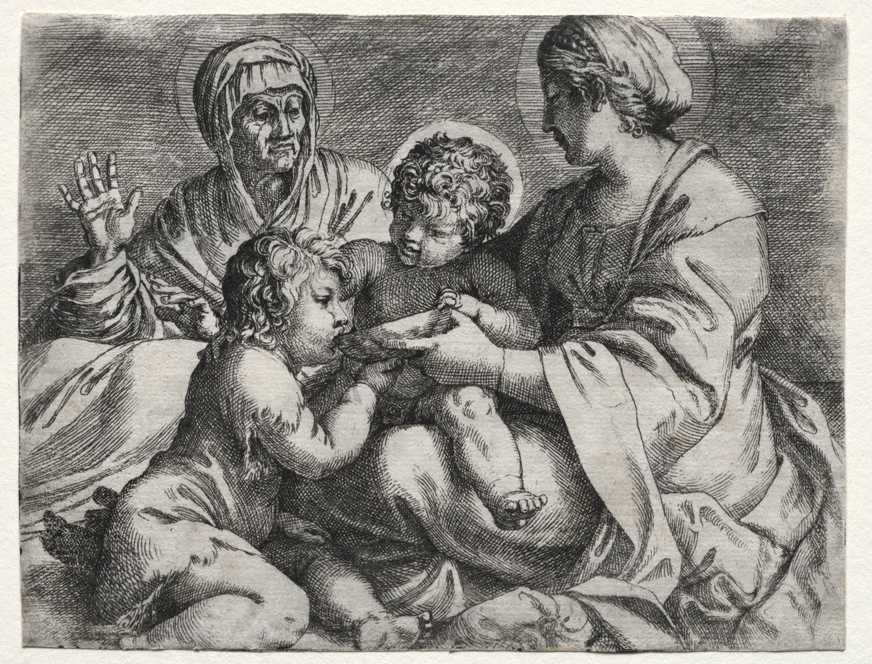Virgin with the Bowl de Annibale Carracci