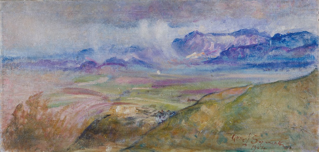 Nubes de lluvia, Monte Gennaro de Annie Louisa Swynnerton