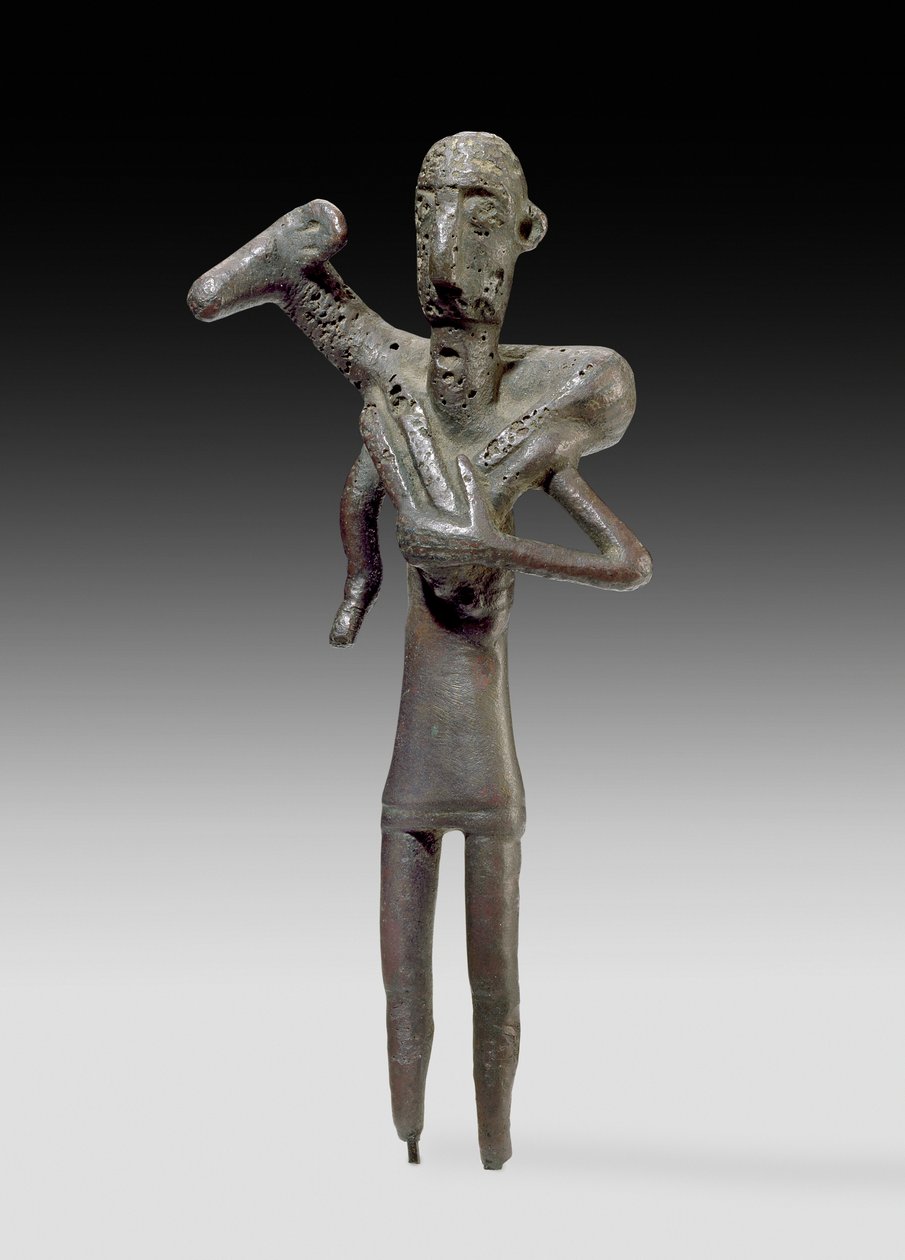 Figura de pastor, sarda (bronce) de Unbekannt Unbekannt