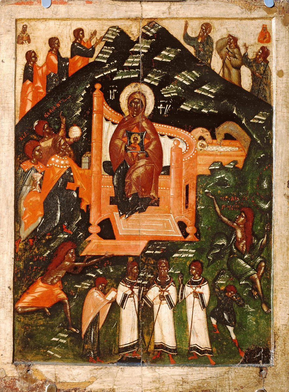 Iconógrafo desconocido, siglo XIV - principios del siglo XV de Anonymous Russian icon painter