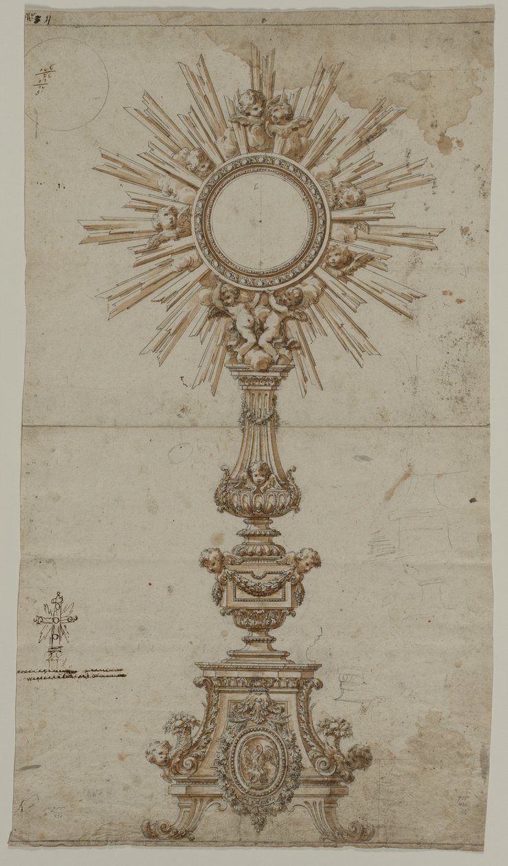 Design for a Monstrance de Anonymous