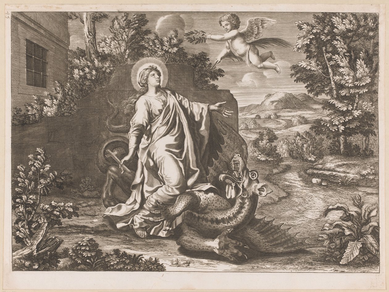Santa Margarita y el Dragón de Anonymous
