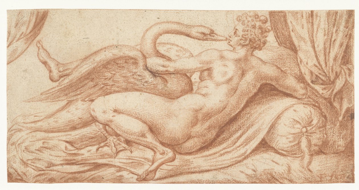 Leda y el cisne de Anonymous