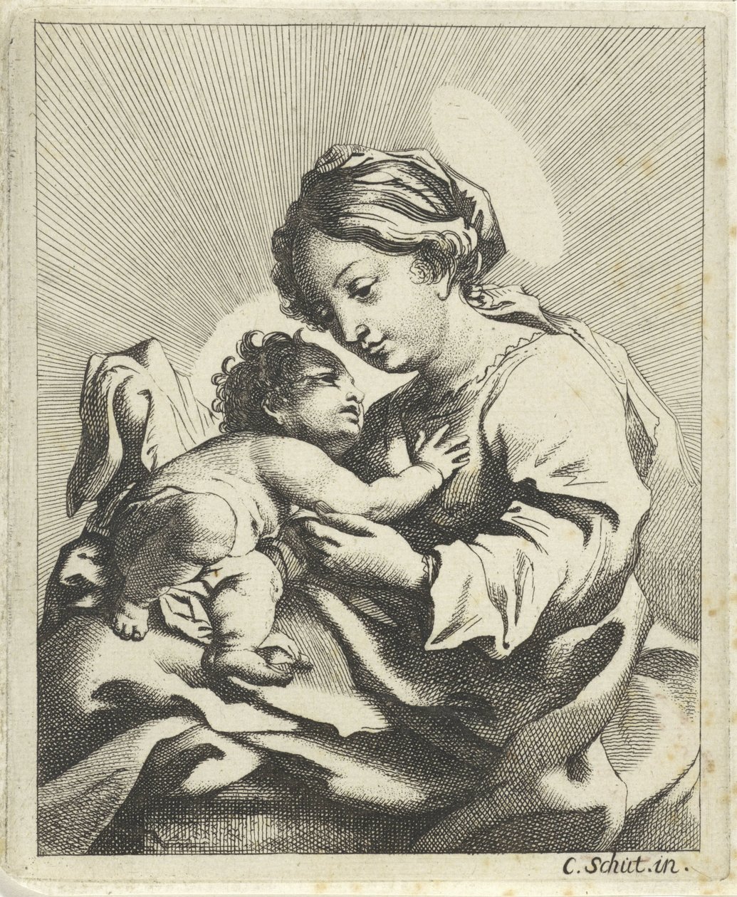 María con el niño Cristo de Anonymous