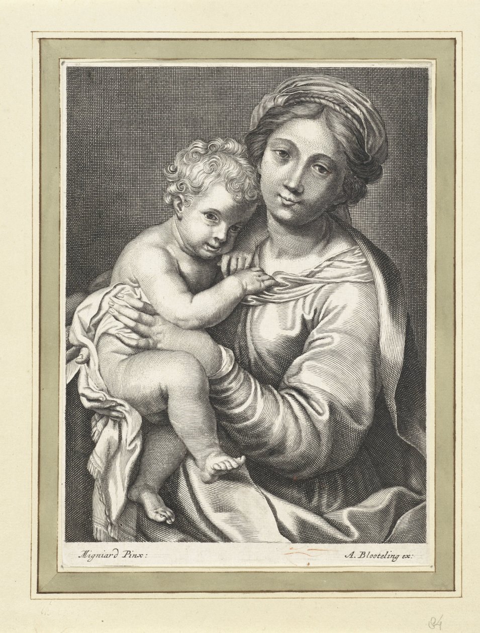 María con niño de Anonymous