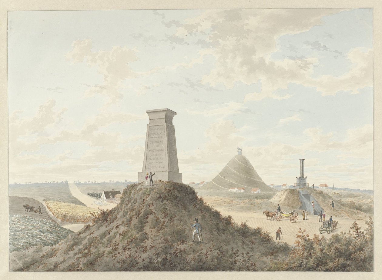 Monumentos en Waterloo, 1815 de Anonymous