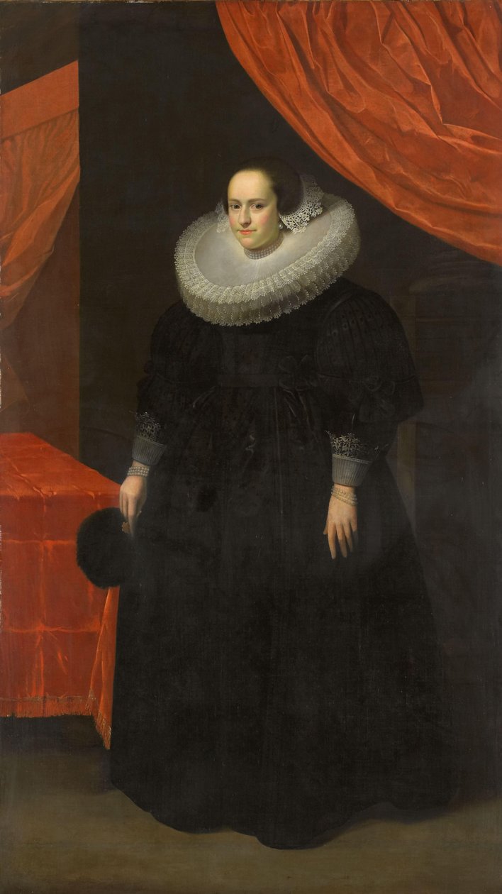 Retrato de Suzanna Moor (1608-57) de Anonymous