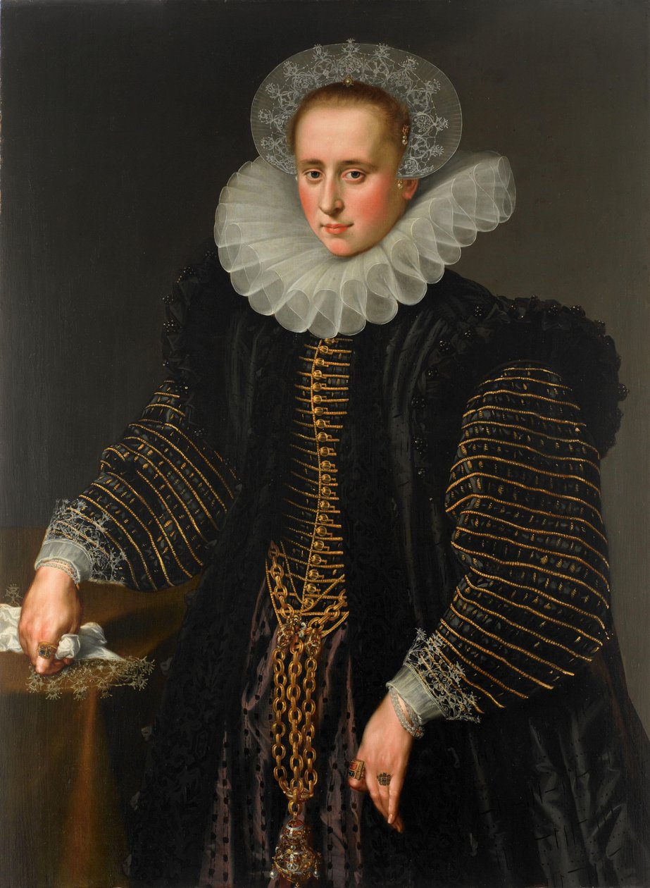 Retrato de mujer, probablemente Maria Schuurman de Anonymous