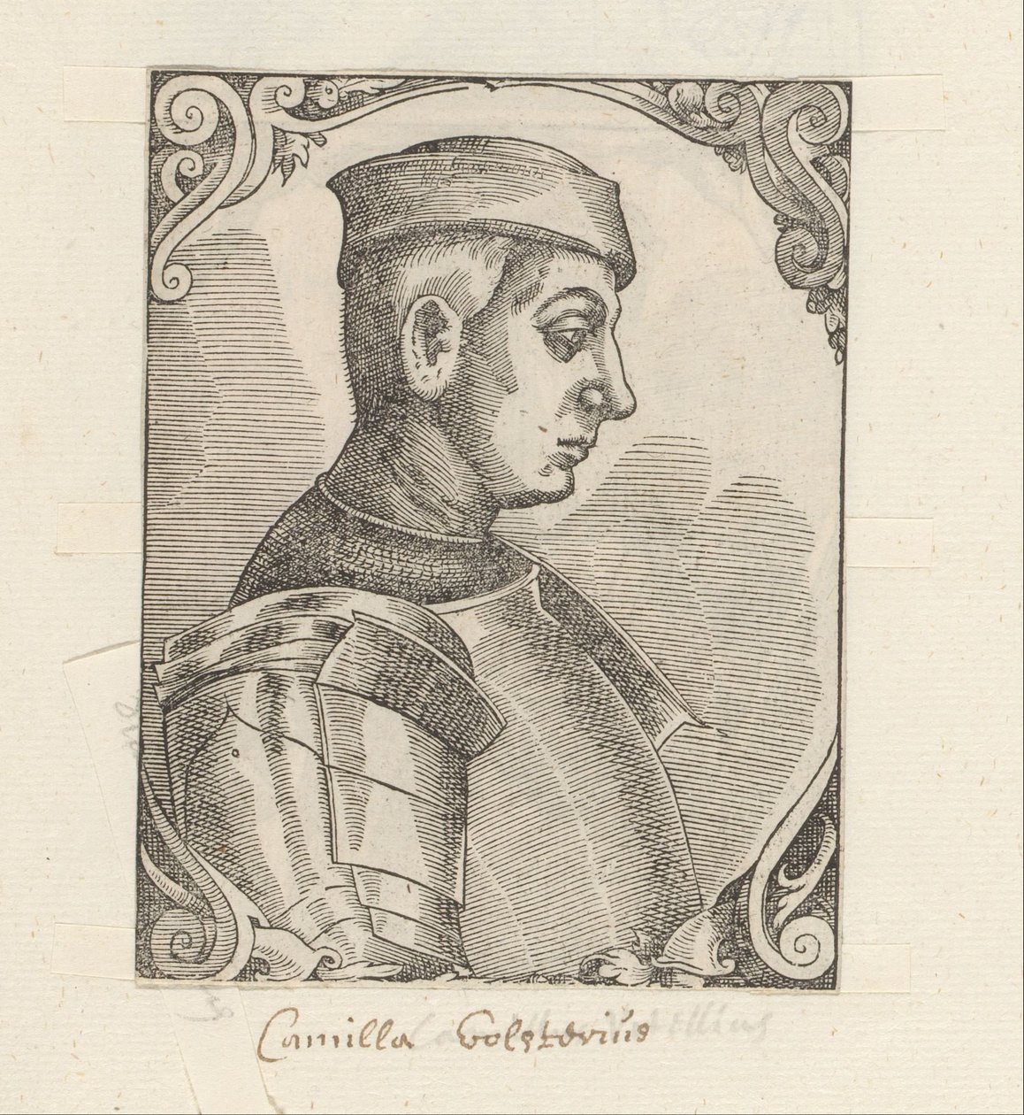 Retrato de Camilo Vitelo de Anonymous