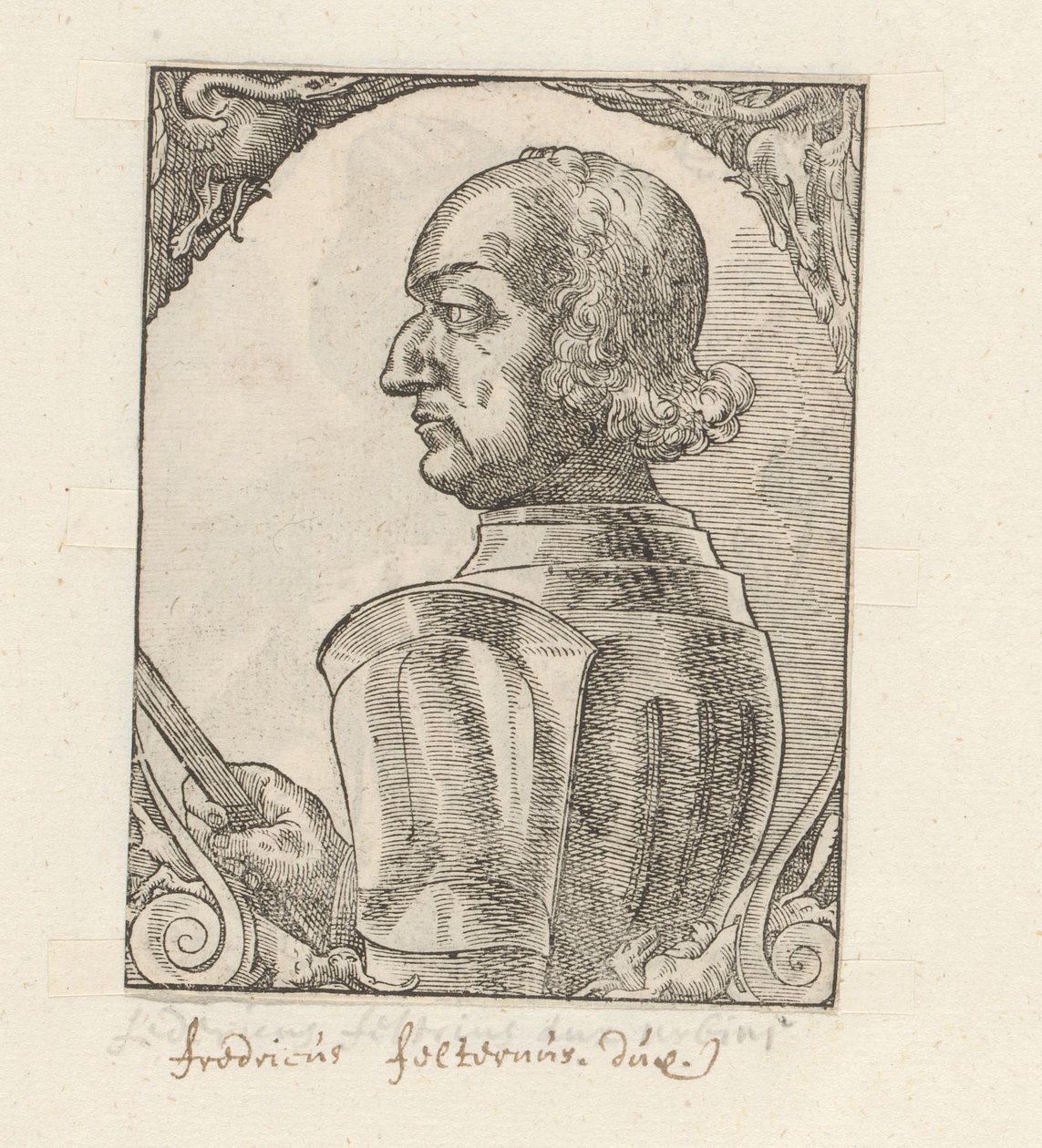 Portarretrato de Federico da Montefeltro de Anonymous