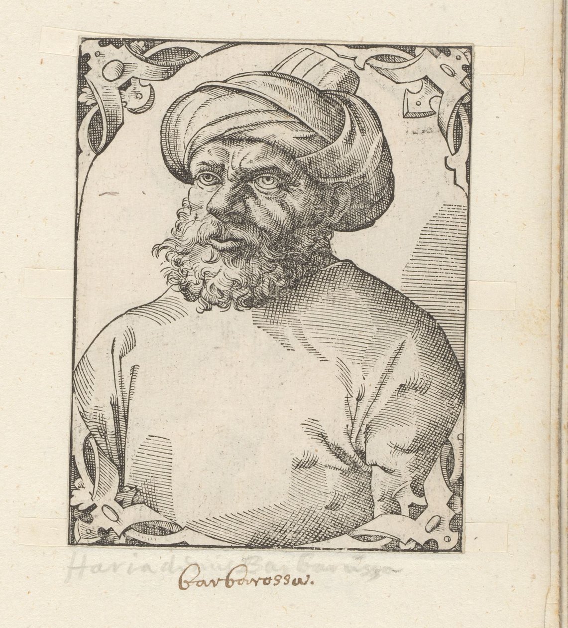 Retrato de un pozo Aad-Din de Anonymous