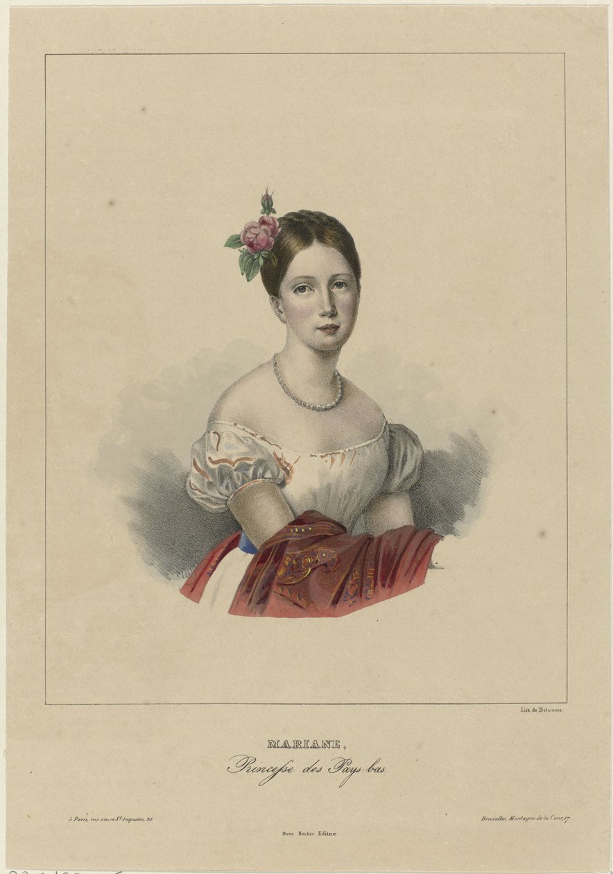 Retrato de Marianne, princesa de los Países Bajos de Anonymous
