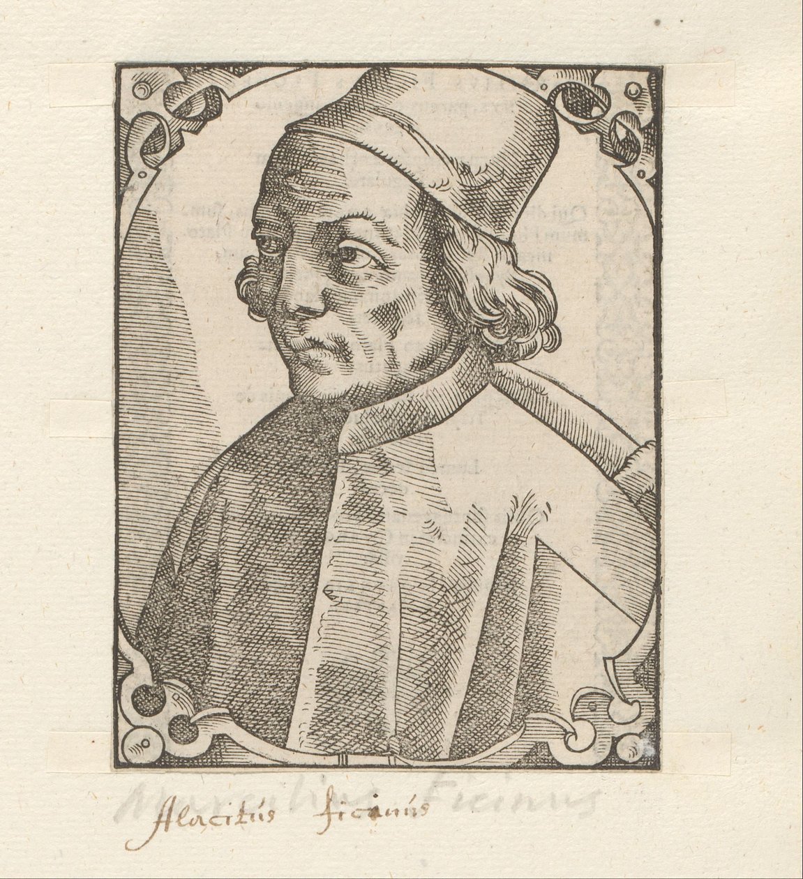 Portarretrato de Marsilio Ficino de Anonymous