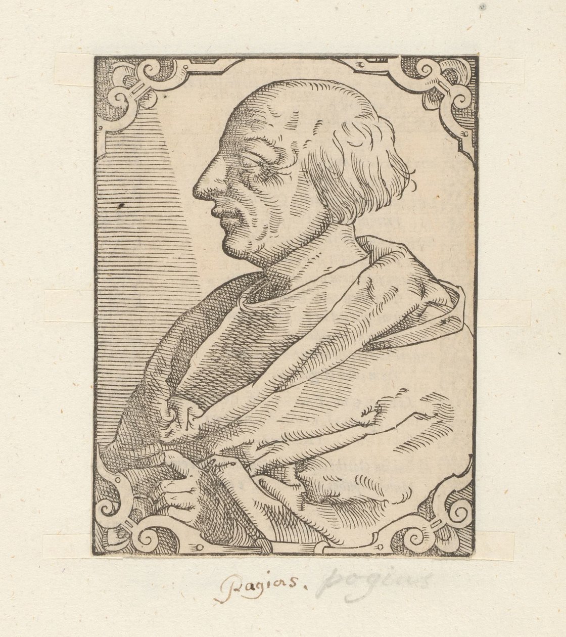 Portret de Poggio Bracciolini de Anonymous