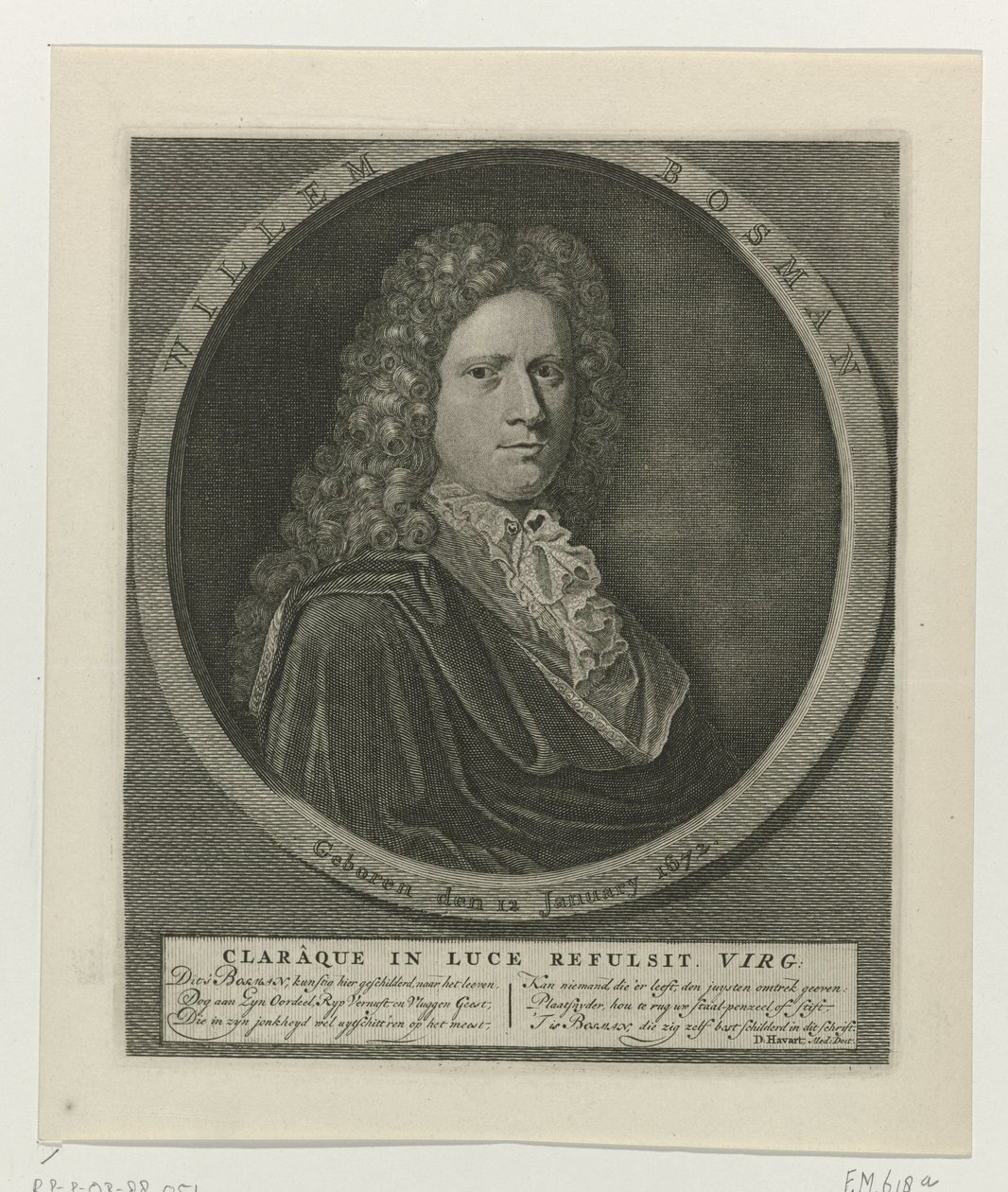 Retrato de Willem Bosman de Anonymous