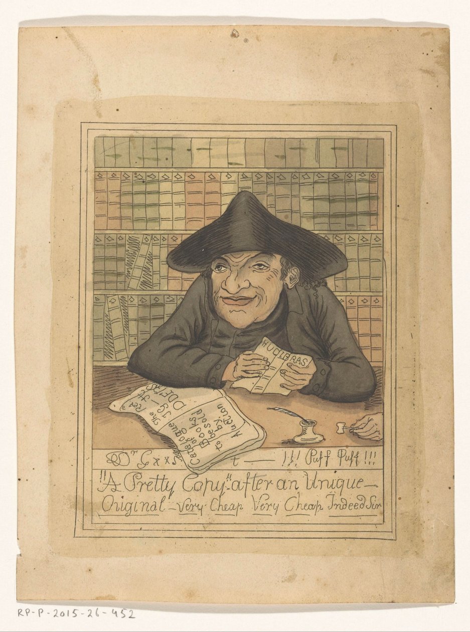 Retrato del coleccionista de libros Isaac Gosset de Anonymous