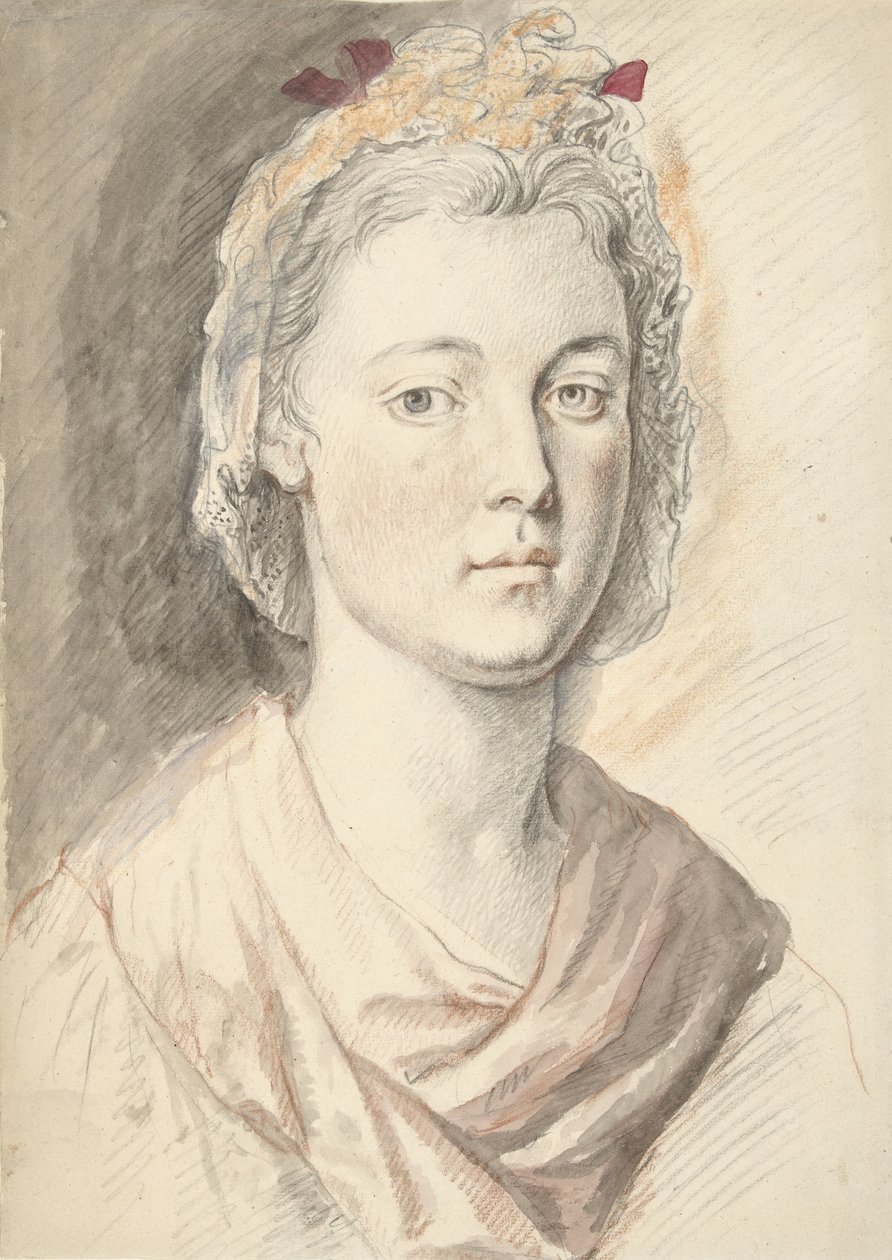 Retrato de una mujer joven de Anonymous