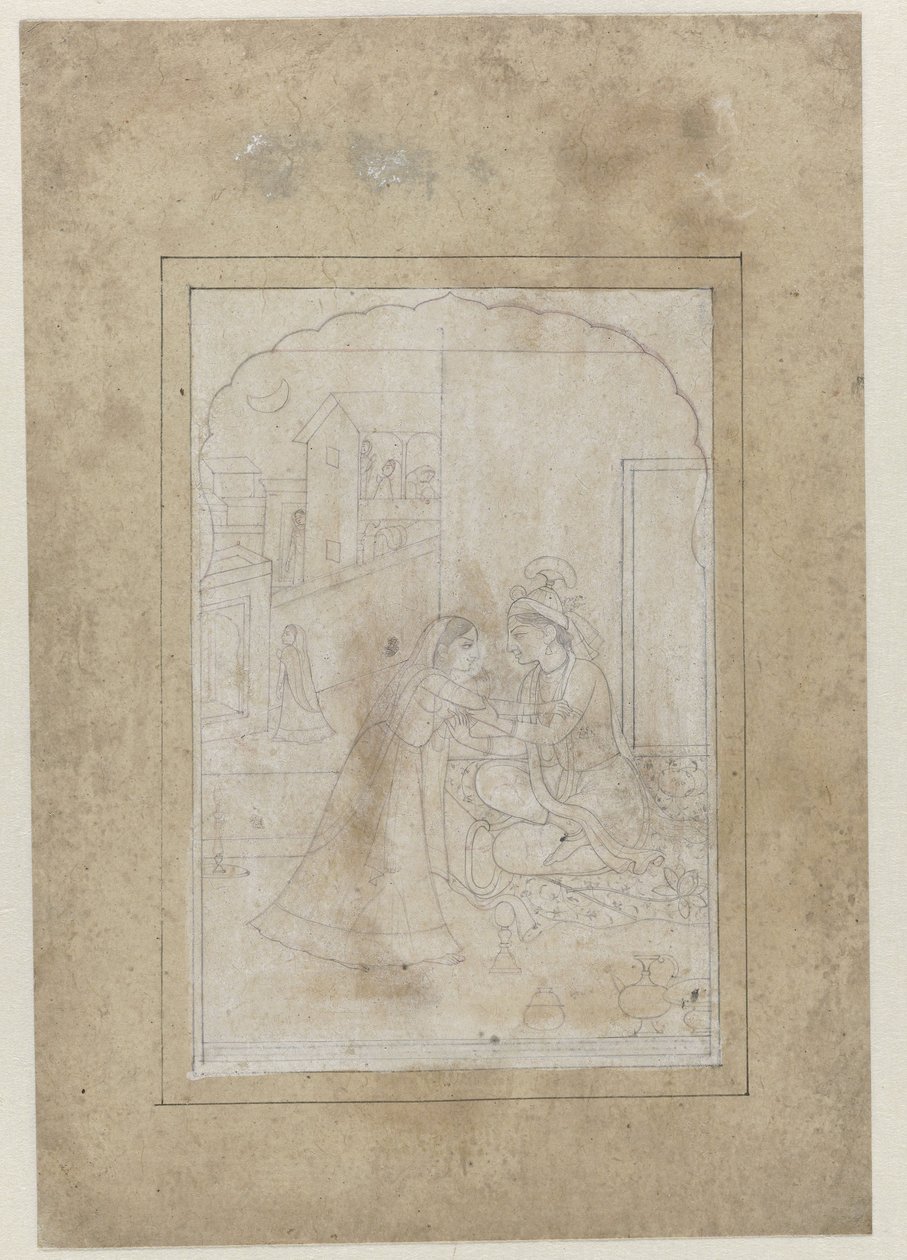 Radha y Krishna de Anonymous