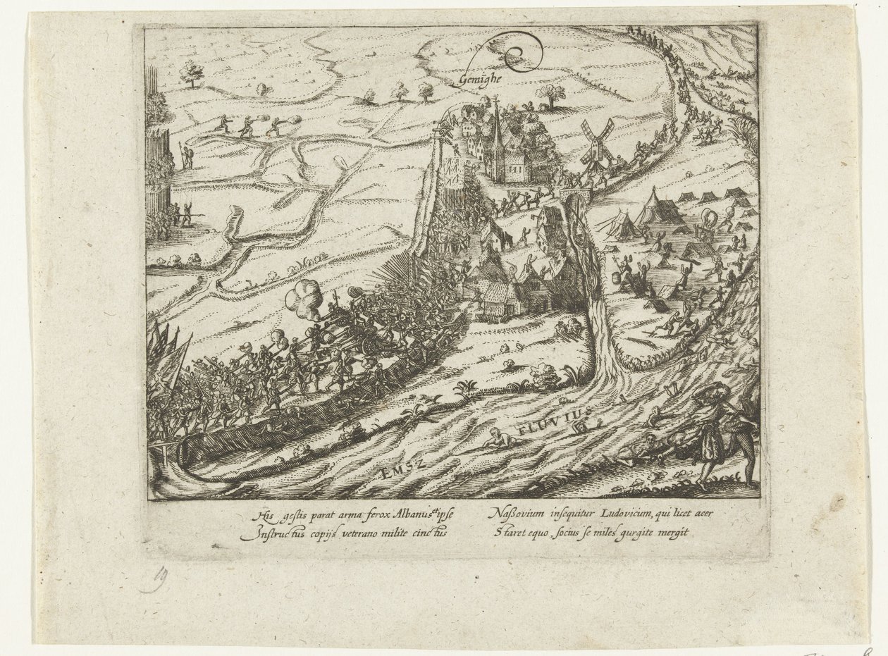 Batalla de Jemmingen, 1568 de Anonymous