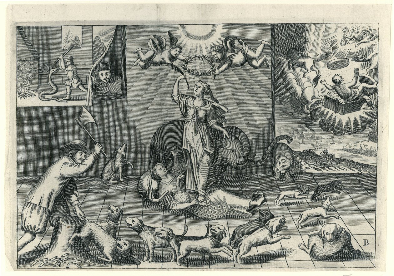 Caricatura de los ingleses, 1673 de Anonymous
