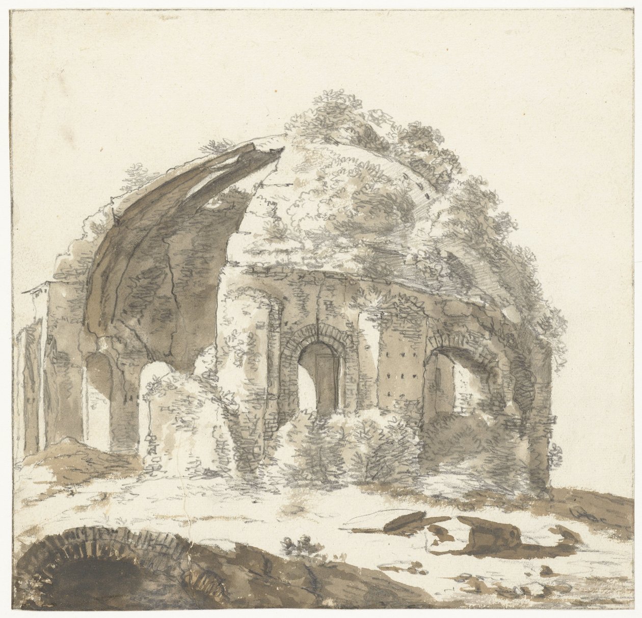 Templo de Minerva Medica en Roma de Anonymous