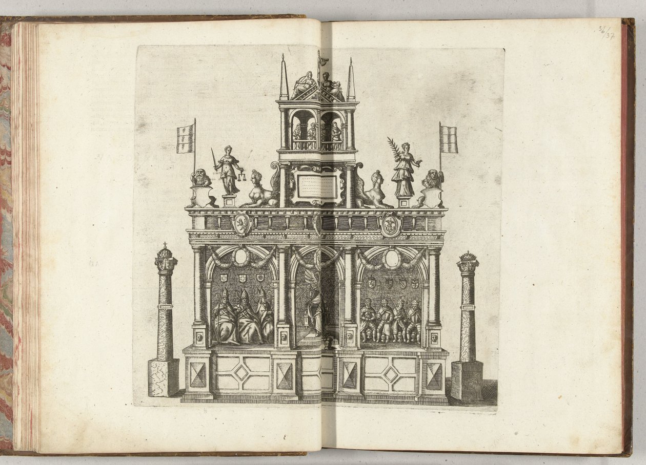 Escena con el emperador Carlos V, 1594 de Anonymous