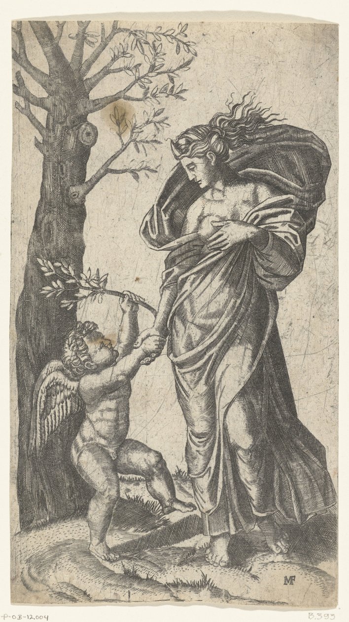 Reconciliación de Minerva y Cupido Paz de Anonymous