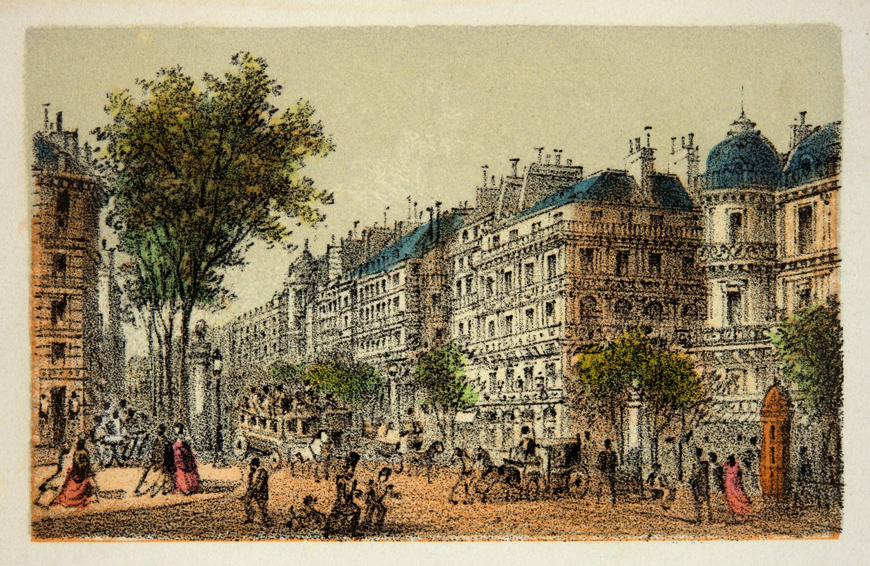 París 1874: Boulevard des Italiens de Anonymous Anonymous