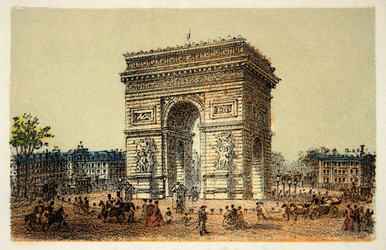 París 1874: El Arco del Triunfo, colección privada de Anonymous Anonymous