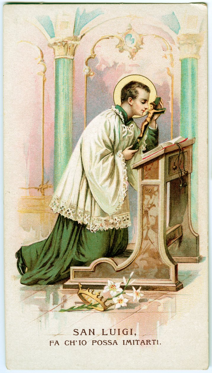 San Luis Gonzaga (grabado) de Anonymous Anonymous