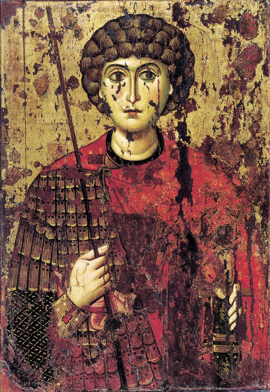 San Jorge, siglo XII de Anonymous Russian icon painter
