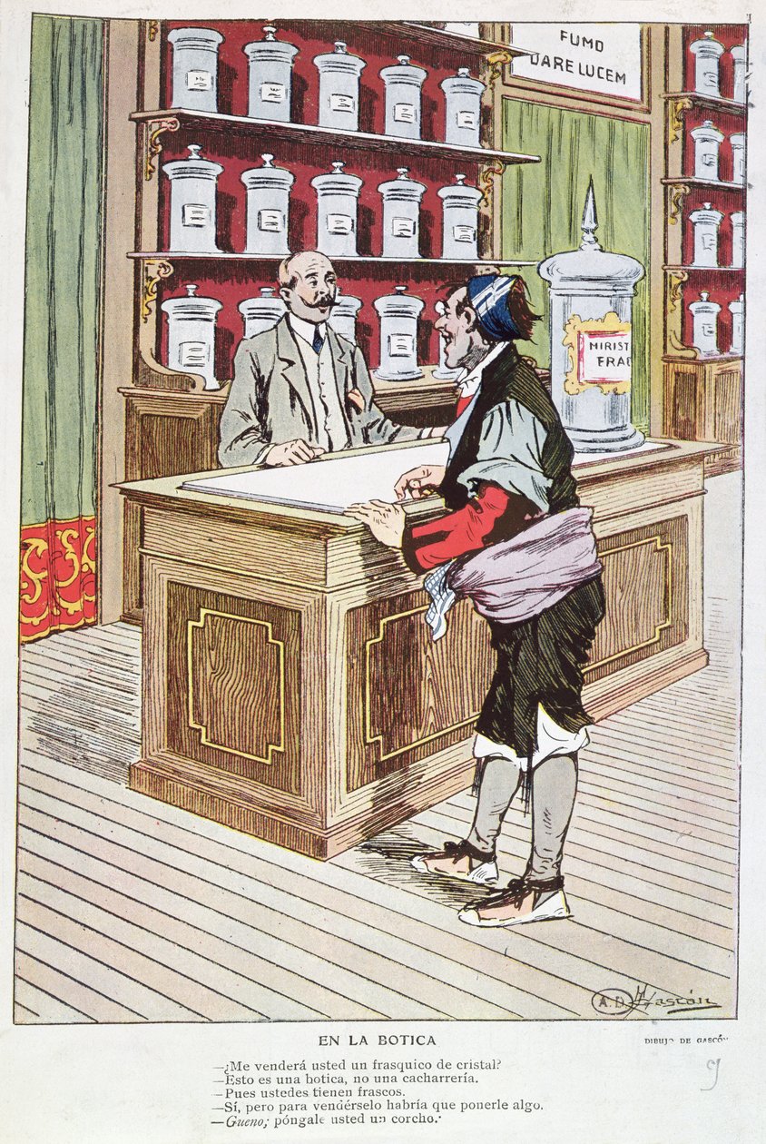 Farmacia Española de Anselmo Gascon de Gotor