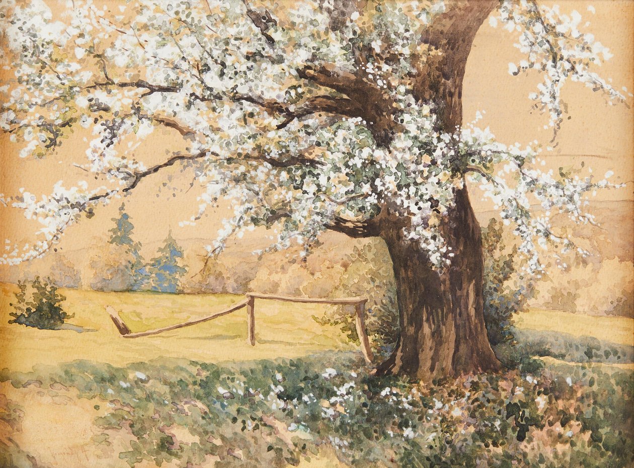 Antal Neogrády Árbol en flor de Antal Neogrady