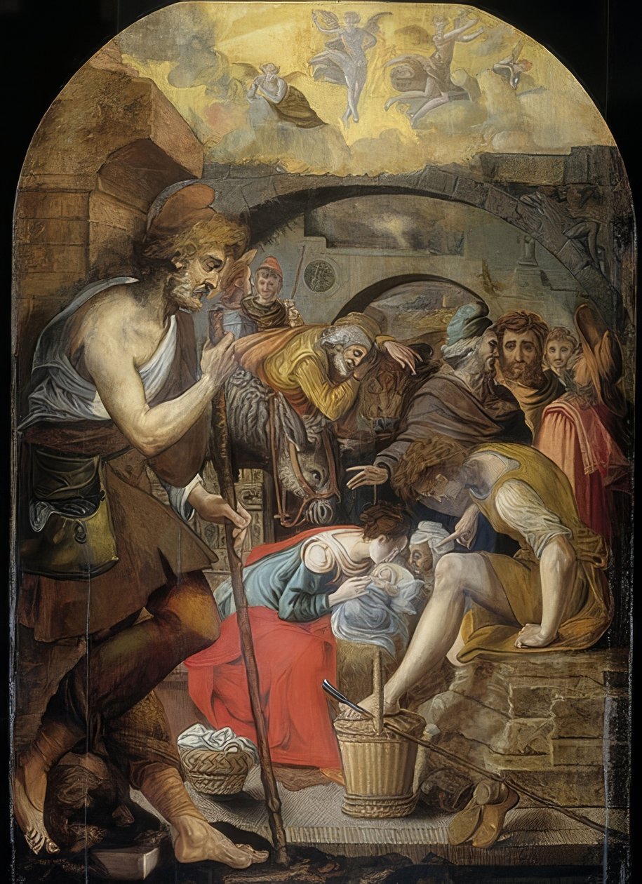 Adoración de los pastores de Anthonie Blocklandt