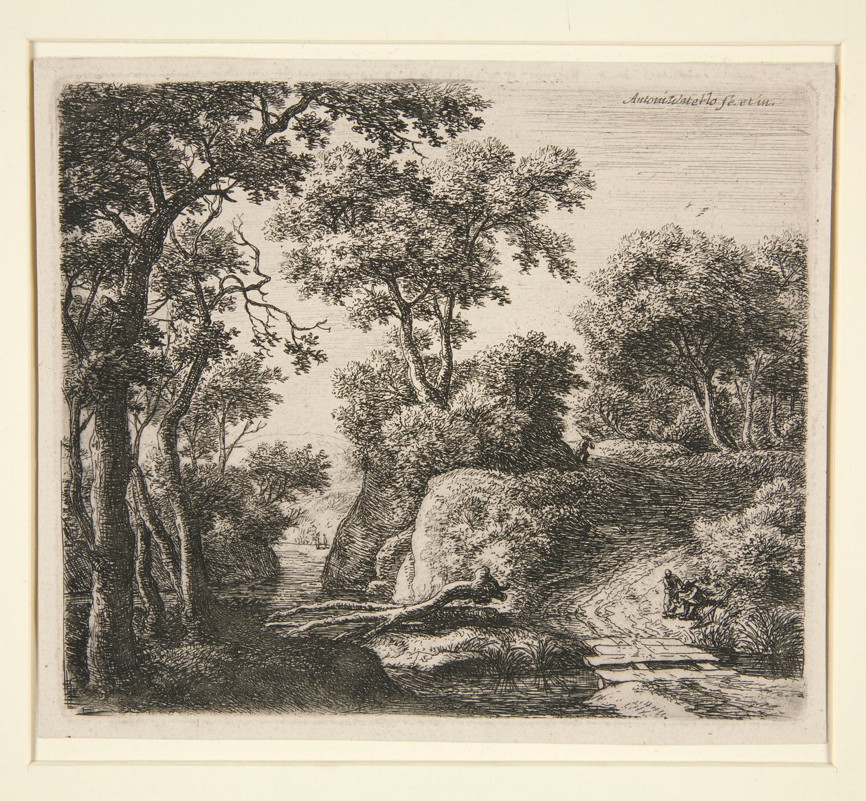 El puente de tablones de Anthonie Waterloo