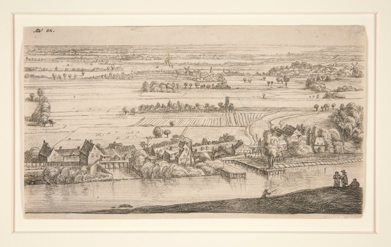 El pueblo junto al canal de Anthonie Waterloo