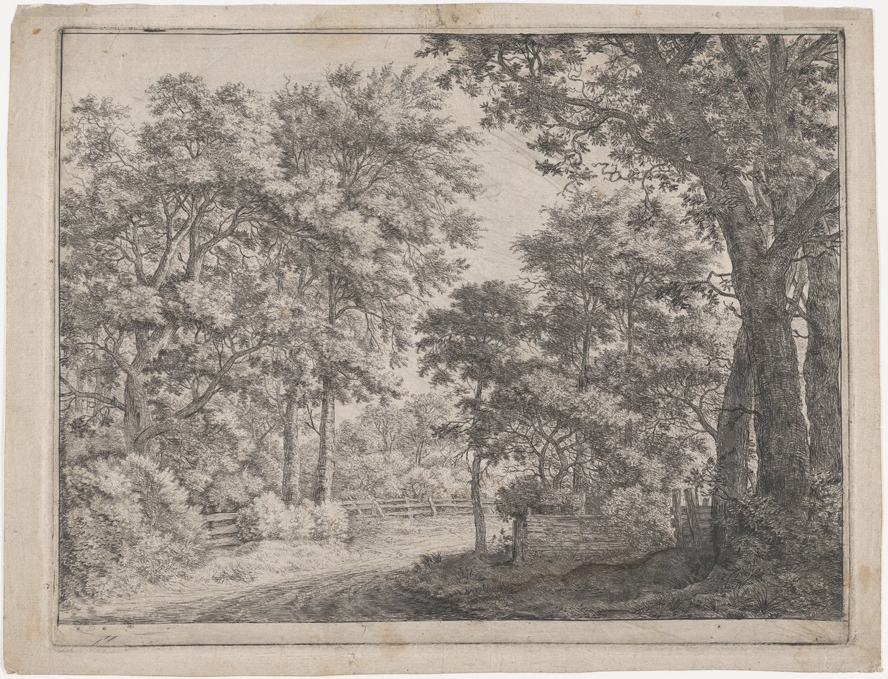 Los bosques recortados de Anthonie Waterloo