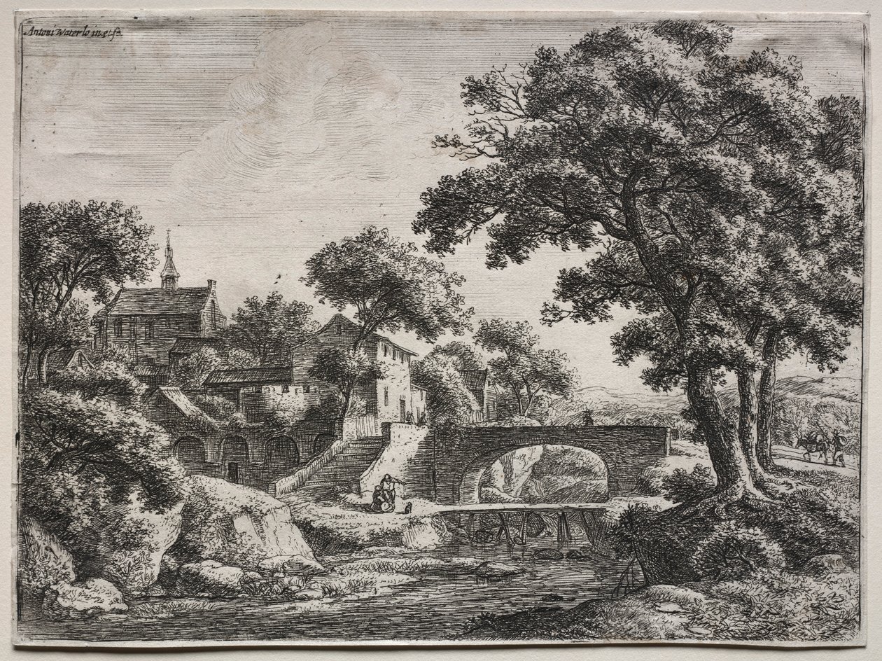 Los dos puentes de Anthonie Waterloo