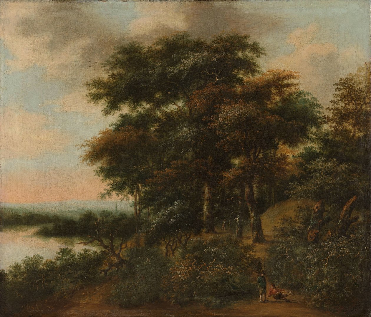 Paisaje arbolado de Anthonie Waterloo